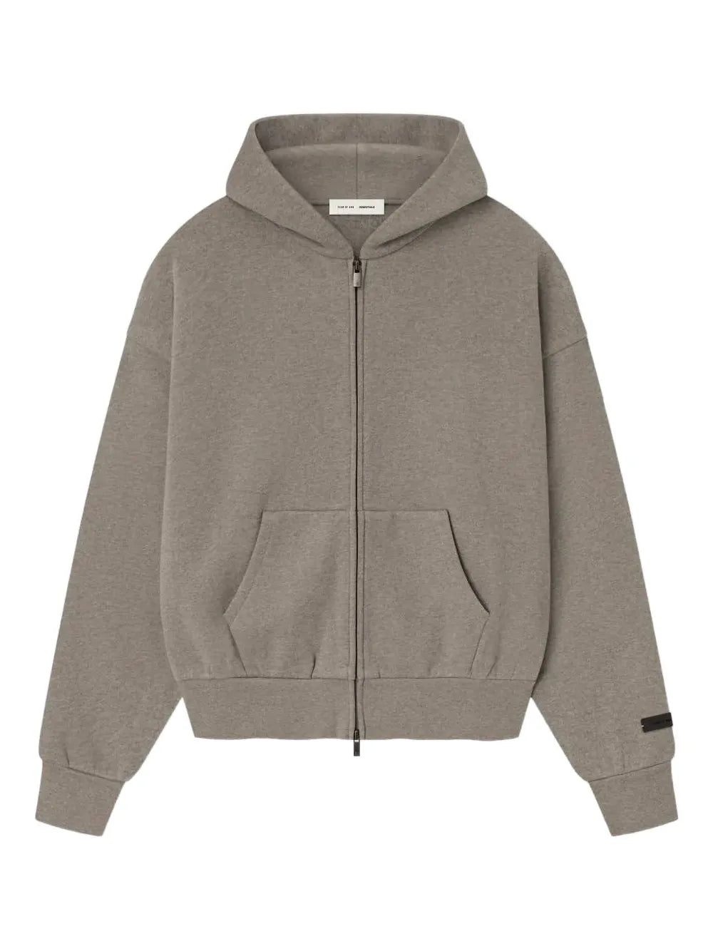 Fear Of God Essentials Zip Up Hoodie - Jet Black