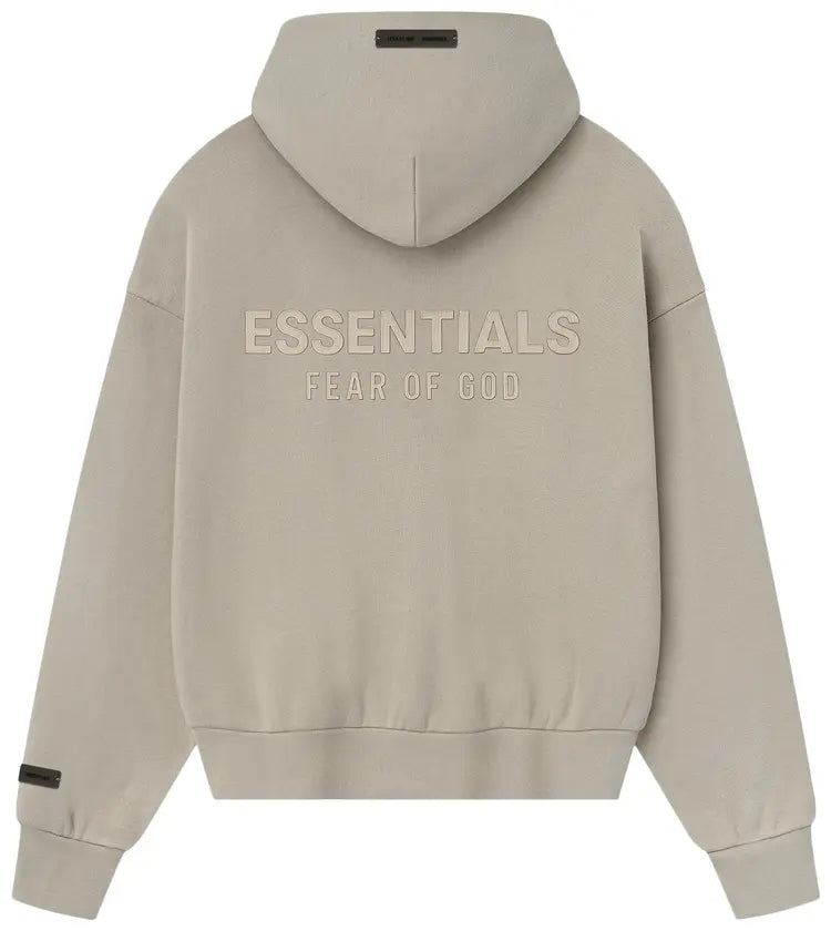 Fear Of God Essentials Zip Up Hoodie - Jet Black