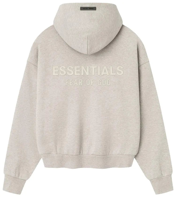 Fear Of God Essentials Zip Up Hoodie - Jet Black