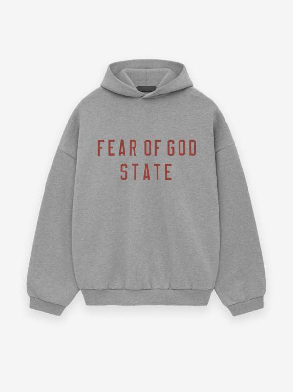 Fear Of God State Essentials Hoodie - Dark Heather